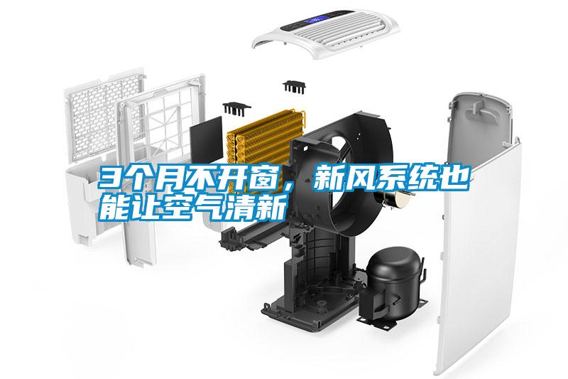3个月不开窗，新风系统也能让空气清新