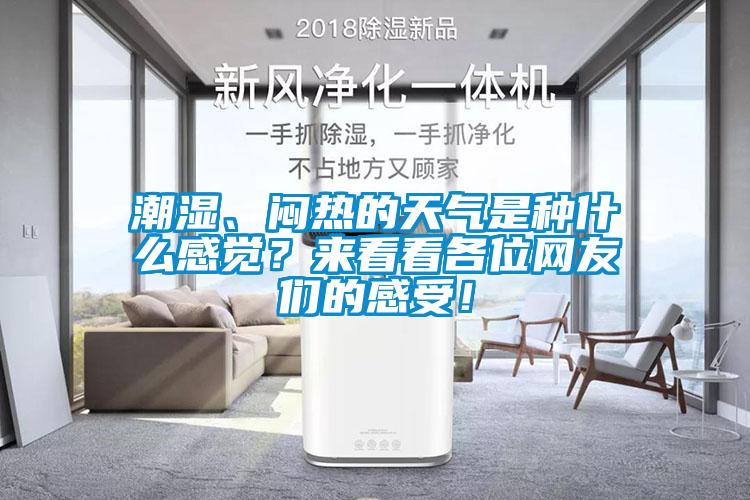 潮湿、闷热的天气是种什么感觉？来看看各位网友们的感受！
