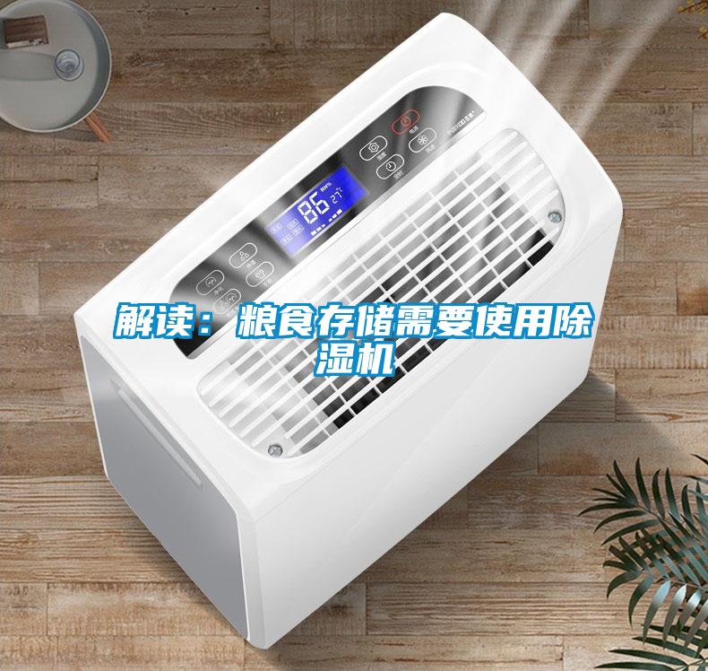 解读：粮食存储需要使用香蕉视频国产APP下载机