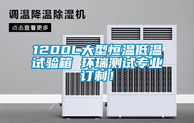 1200L大型恒温低温试验箱 环瑞测试专业订制！