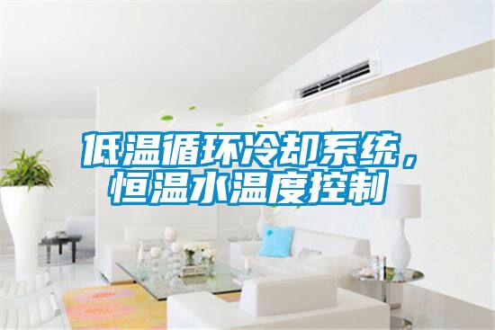 低温循环冷却系统，恒温水温度控制