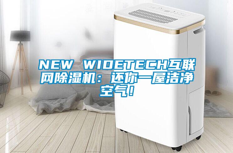 NEW WIDETECH互联网香蕉视频国产APP下载机：还你一屋洁净空气！