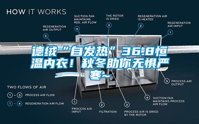 德绒“自发热”36.8恒温内衣！秋冬助你无惧严寒~