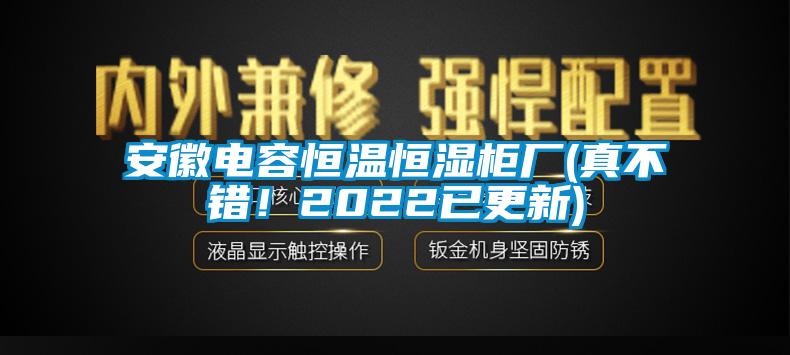 安徽电容恒温恒湿柜厂(真不错！2022已更新)