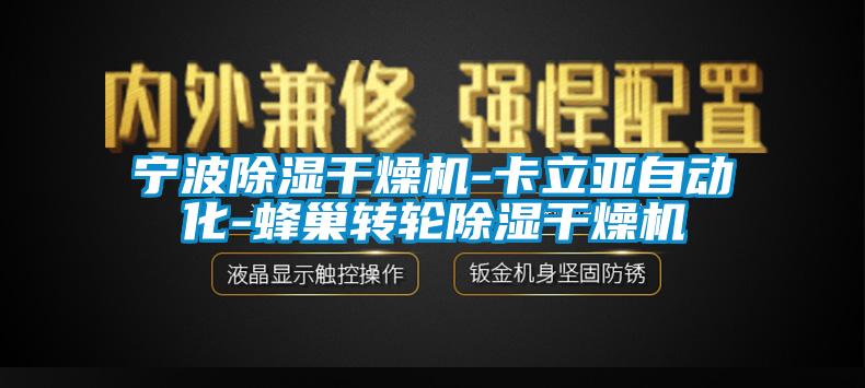 宁波香蕉视频国产APP下载干燥机-卡立亚自动化-蜂巢转轮香蕉视频国产APP下载干燥机