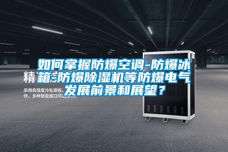 如何掌握防爆空调-防爆冰箱-防爆香蕉视频国产APP下载机等防爆电气发展前景和展望？