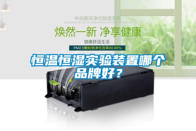 恒温恒湿实验装置哪个品牌好？