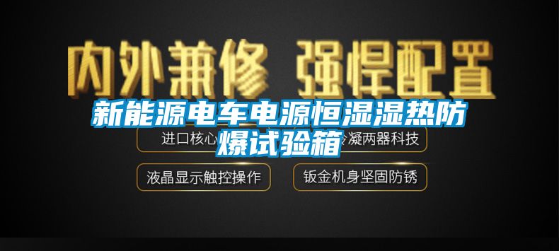 新能源电车电源恒湿湿热防爆试验箱