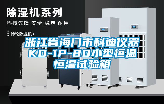 浙江省海门市科迪仪器KD-1P-80小型恒温恒湿试验箱