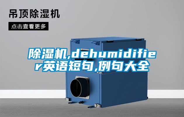 香蕉视频国产APP下载机,dehumidifier英语短句,例句大全