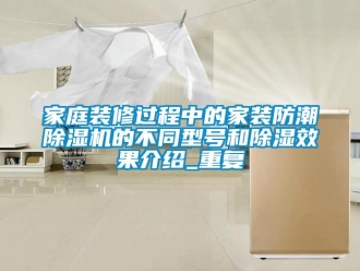 行业下载香蕉直播视频观看家庭装修过程中的家装防潮香蕉视频国产APP下载机的不同型号和香蕉视频国产APP下载效果介绍_重复