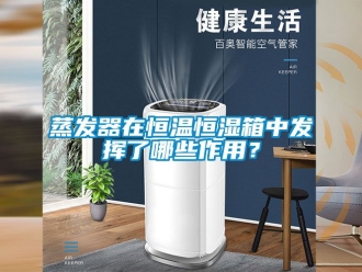 知识百科蒸发器在恒温恒湿箱中发挥了哪些作用？