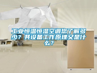 知识百科工业恒温恒湿空调您了解多少？其设备工作原理又是什么？