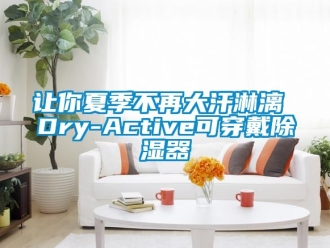 行业下载香蕉直播视频观看让你夏季不再大汗淋漓 Dry-Active可穿戴香蕉视频国产APP下载器